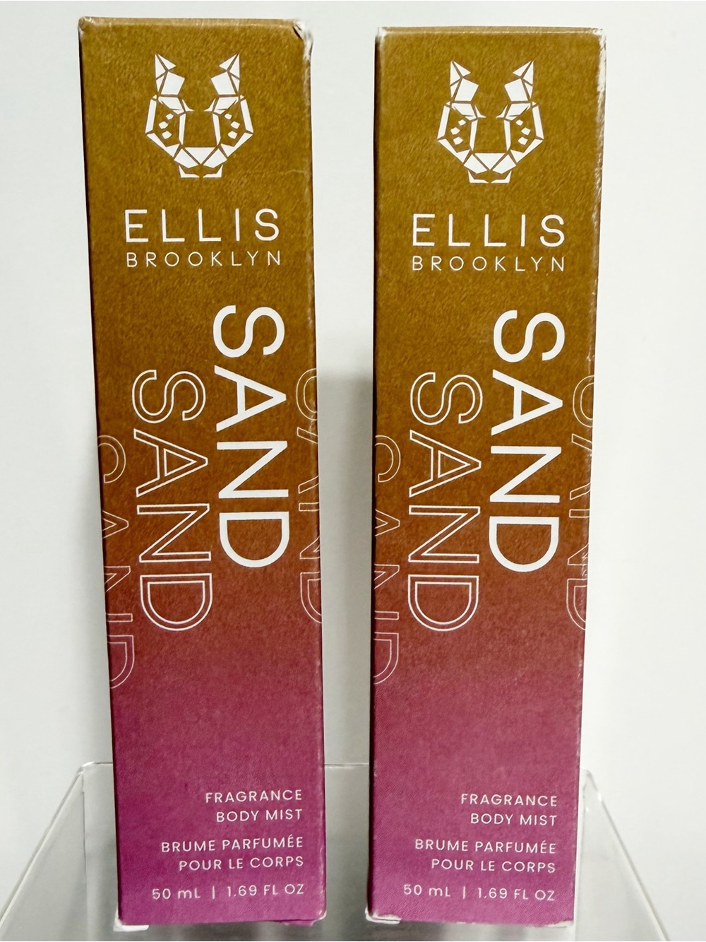{2 Pack} ELLIS BROOKLYN Sand Fragrance Body Mist 1.69 fl oz (50mL) ~ New in Box